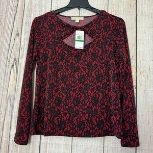 Michael Michael Kors Womens Crimson Tops size Large